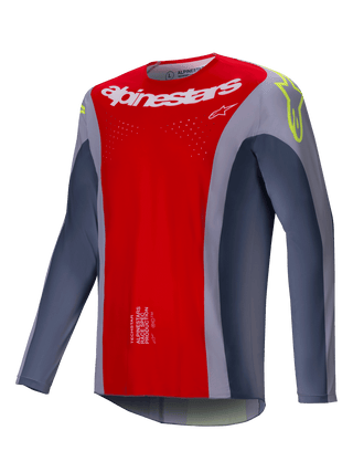 Alpinestars 2025 Techstar Melt Jersey - Bright Red Gray