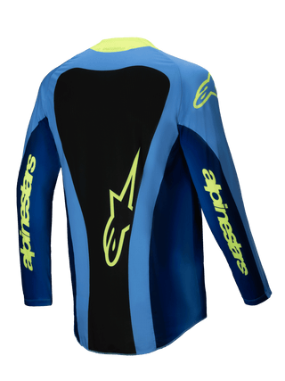 Alpinestars 2025 Techstar Melt Jersey - Fluro Yellow Blue