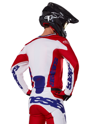 Alpinestars 2025 Racer Veil Jersey - Bright Red White