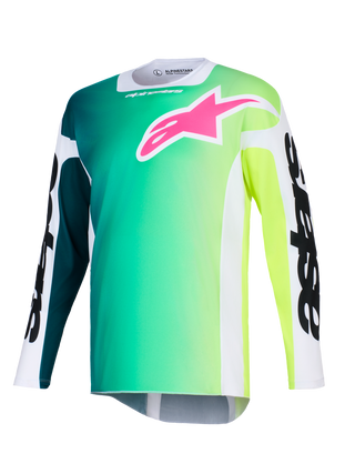 Alpinestars 2026 Racer Portl Jersey - Green/White/Black