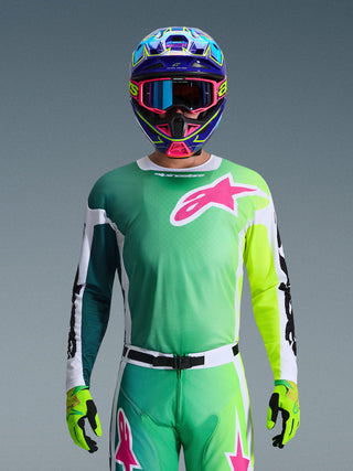 Alpinestars 2026 Racer Portl Jersey - Green/White/Black