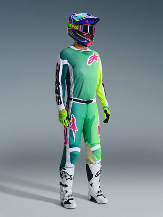 Alpinestars 2026 Racer Portl Jersey - Green/White/Black