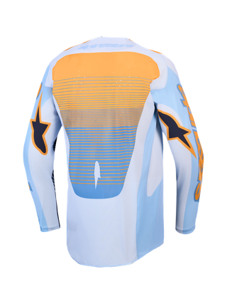 Alpinestars Techstar Maven Jersey 2027 - Dust Blue Tangerine Black