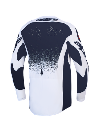 Alpinestars 2027 Techstar Swan Jersey - Light Lilac / Dark Gray / Red Fluo