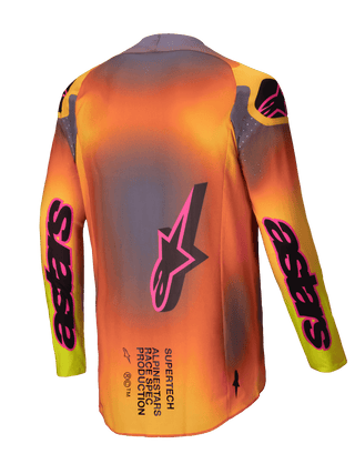 Alpinestars 2025 Supertech Lipan Jersey - Yellow Pink