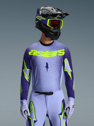 Alpinestars 2026 Supertech Scenz Jersey Purple/Yellow Fluro