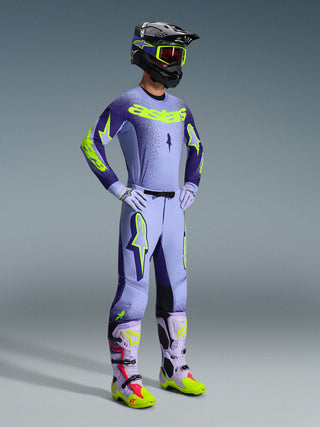 Alpinestars 2026 Supertech Scenz Jersey Purple/Yellow Fluro