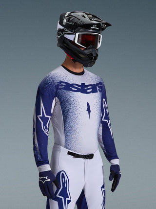 Alpinestars 2026 Supertech Scenz Jersey Light Gray/Dark Blue