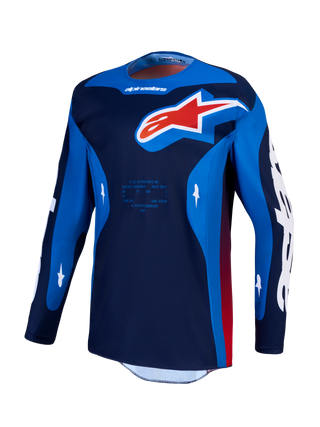 Alpinestars 2027 Racer Hunt Jersey - Strong Blue / Deep Blue / Fire Red