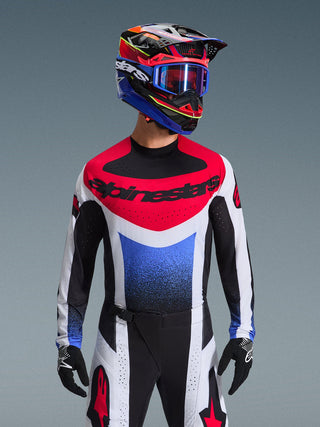 Alpinestars 2026 Techstar Knif Jersey - Black/White/Red