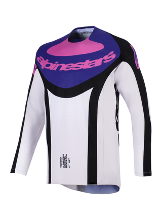 Alpinestars 2026 Techstar Knif Jersey - Black/Light Gray/Purple