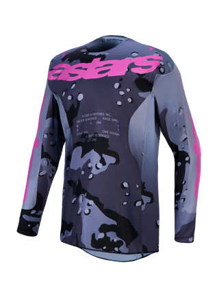 Alpinestars 2027 Racer Lone Jersey - Gray Camo / Purple