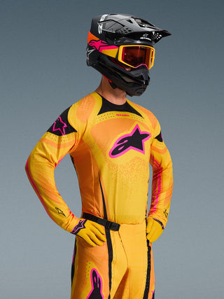 Alpinestars 2026 Techstar Nomur Jersey - Orange/Yellow/Pink