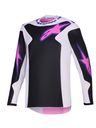 Alpinestars 2026 Fluid Grid Jersey - Black/Light Gray/Purple