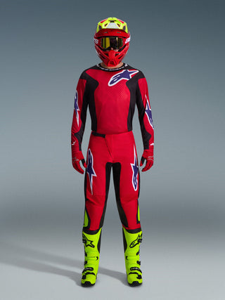 Alpinestars 2026 Fluid Grid Jersey - Red/Black/Purple