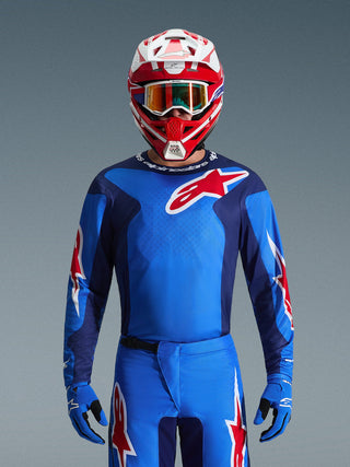 Alpinestars 2026 Fluid Grid Jersey - Blue/Red