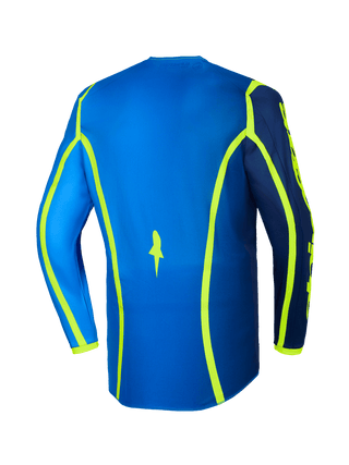 Alpinestars 2026 Fluid Apex Jersey - Blue/Fluro Yellow