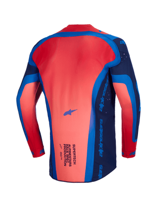 Alpinestars 2026 Supertech Vista Jersey - Dark Navy/Hot Coral/Cobalt