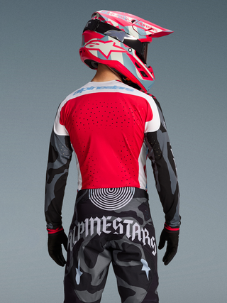 Alpinestars Techstar Beast Coast Limited Edition Jersey - Pirate Black / Hot Orange