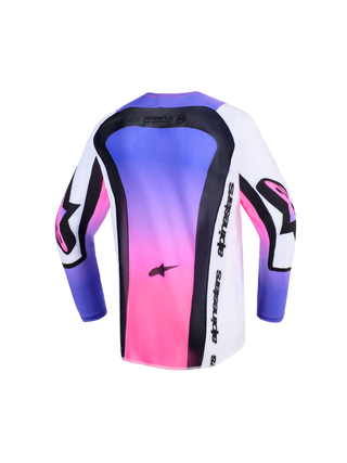 Alpinestars 2026 Youth Supertech Vista Jersey - White/Purple/Black