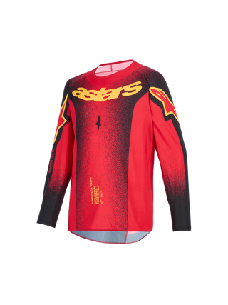 Alpinestars 2026 Youth Supertech Scenz Jersey - Red/Black/Yellow