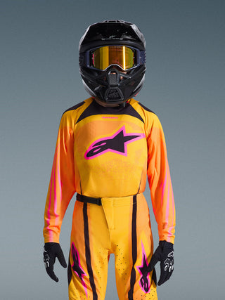 Alpinestars 2026 Youth Supertech Nomur Jersey - Orange/Yellow/Pink