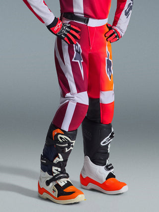 Alpinestars 2026 Youth Fluid Portl Pants - Red/Light Gray/Dark Gray