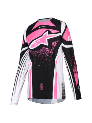 Alpinestars 2026 Womens Techstar Nomur Jersey - Black/White/Fuchsia