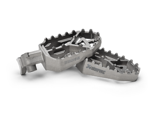 Akrapovic Adventure Footpeg Set F-Y7T2 For Yamaha - Titanium - MotoHeaven