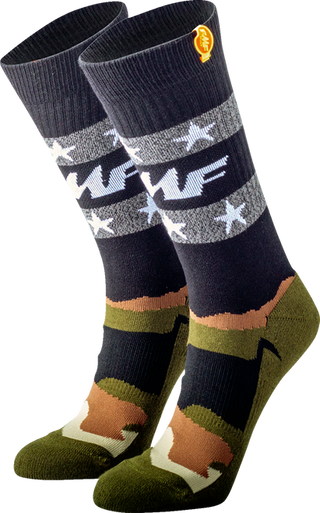 FMF Casual Camo Stars Socks - One Size Fits Most