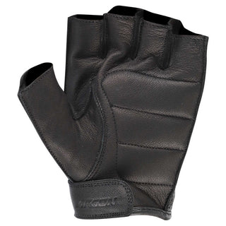 Argon Riot Leather Fingerless Gloves - Black