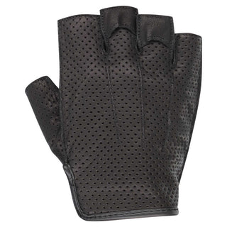 Argon Riot Leather Fingerless Gloves - Black