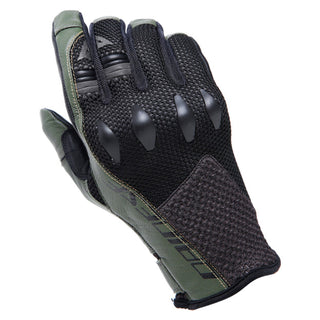 Dainese Karakum Ergo-Tek Gloves - Black/Army-Green