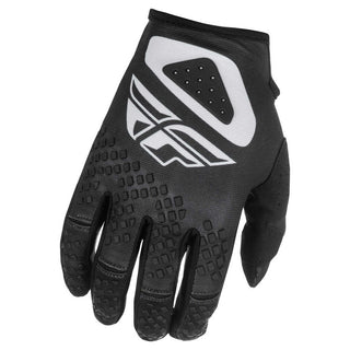 Fly Racing 2025 Youth Kinetic SYM Gloves  - Black/White
