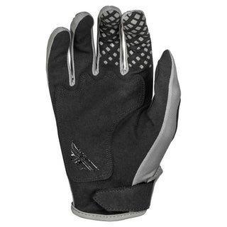 Fly Racing 2025 Youth Kinetic SYM Gloves  -  Grey/Black