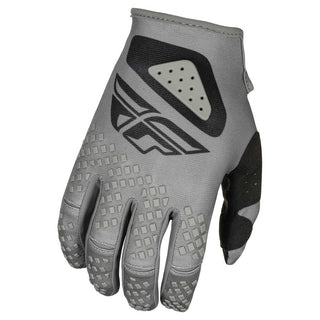 Fly Racing 2025 Youth Kinetic SYM Gloves  -  Grey/Black