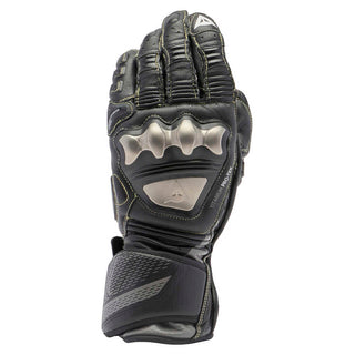 Dainese Full Metal 7 Leather Gloves - Black/Black