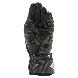 Dainese Full Metal 7 Leather Gloves - Black/Black