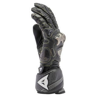 Dainese Full Metal 7 Leather Gloves - Black/Black