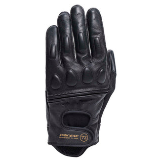 Dainese Blackjack 2 Full Finger Leather Gloves -Black/Black