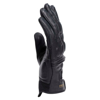 Dainese Blackjack 2 Full Finger Leather Gloves -Black/Black