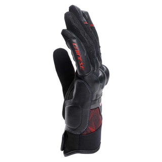 Dainese Ermex Gloves - BlackK/Red-Lava