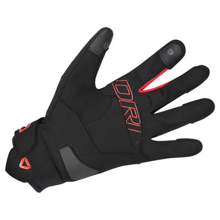 Dririder Flex Full Finger Motorcycle Gloves - Black/Red