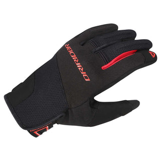 Dririder Flex Full Finger Motorcycle Gloves - Black/Red