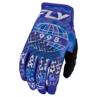 Fly Racing 2027 Kinetic Youth Blur Gloves - Blue / Navy
