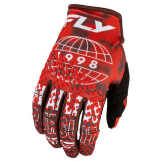 Fly Racing 2027 Kinetic Blur Gloves - Red / Maroon