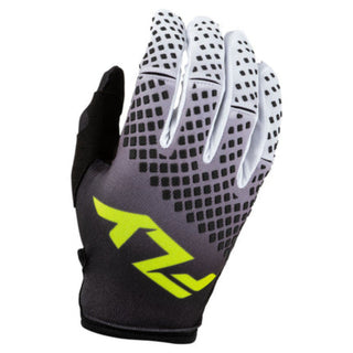 Fly Racing 2027 Kinetic Youth Fade Gloves - Black / White / Hi-Vis