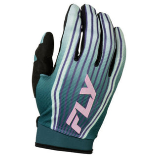 Fly Racing 2027 F-16 Women Lift Gloves - Green / Purple / Pink
