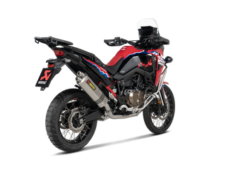 Akrapovic Slip-On Exhaust System S-H11R4-WT For Honda CRF1100L Africa Twin - Titanium - MotoHeaven