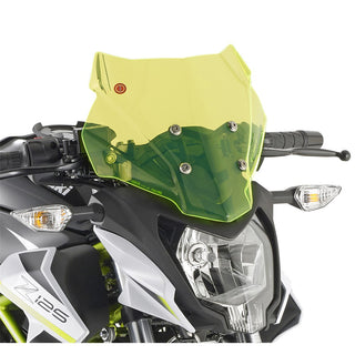 Givi Windscreen Only Lime Green - Kawasaki Z125 19-24 (Needs Fitting Kit A4125A)